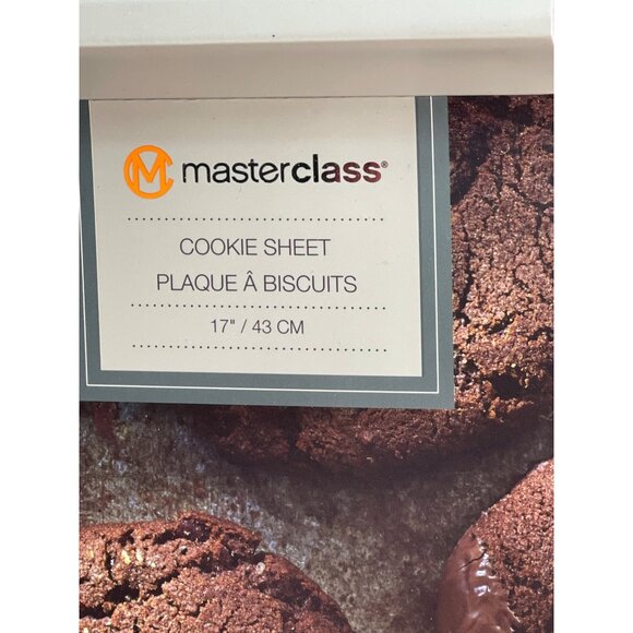 Master Class Premium Non-Stick‎ Cookie Sheet 17"/43cm Heavy Gauge Steel Lavender - Picture 2 of 5
